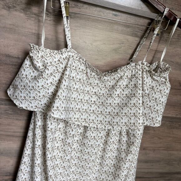 Motherhood Maternity Cream Spaghetti Strap Women's M great preworn condition - Picture 5 of 9